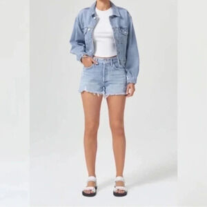 AGOLDE PARKER VINTAGE CUT OFF SHORT SIZE 32 B1334